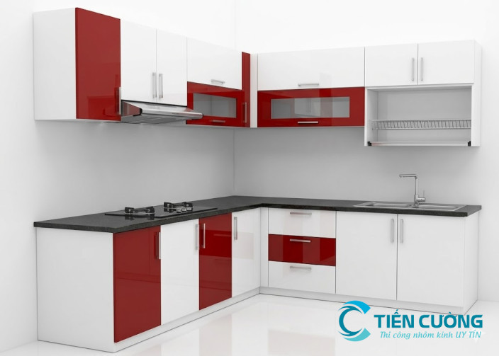 Mẫu tủ nhôm kính đẹp hoàn thiện tại TPHCM