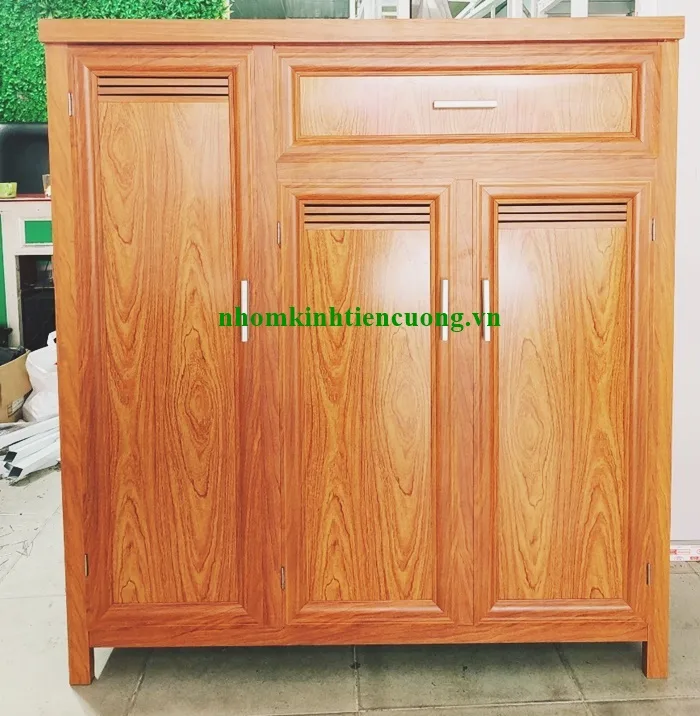 Tủ giầy dép nhôm 1 Tủ Giầy Dép Nhôm