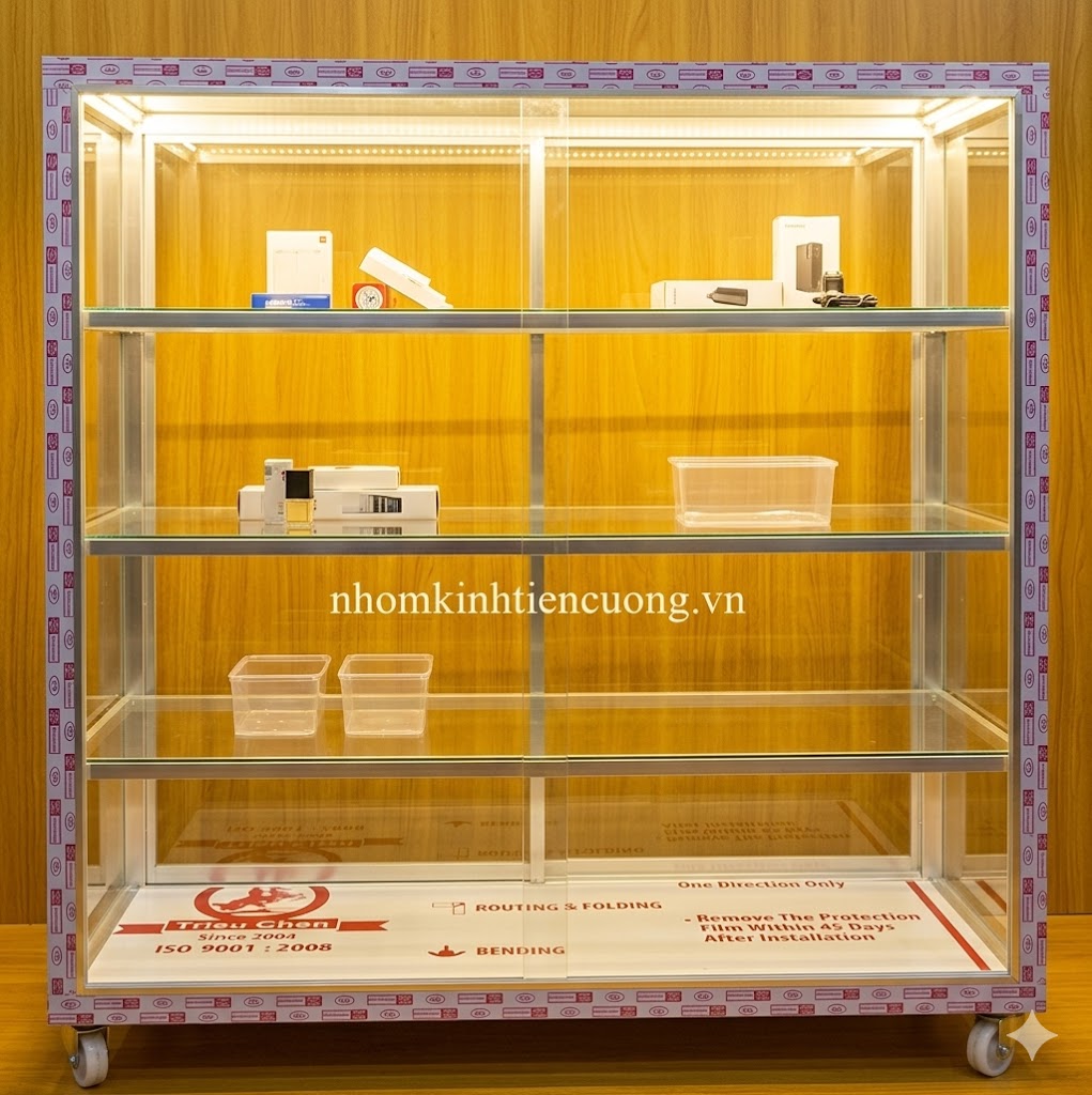 Tủ nhôm kính bán hàng (7 sản phẩm)