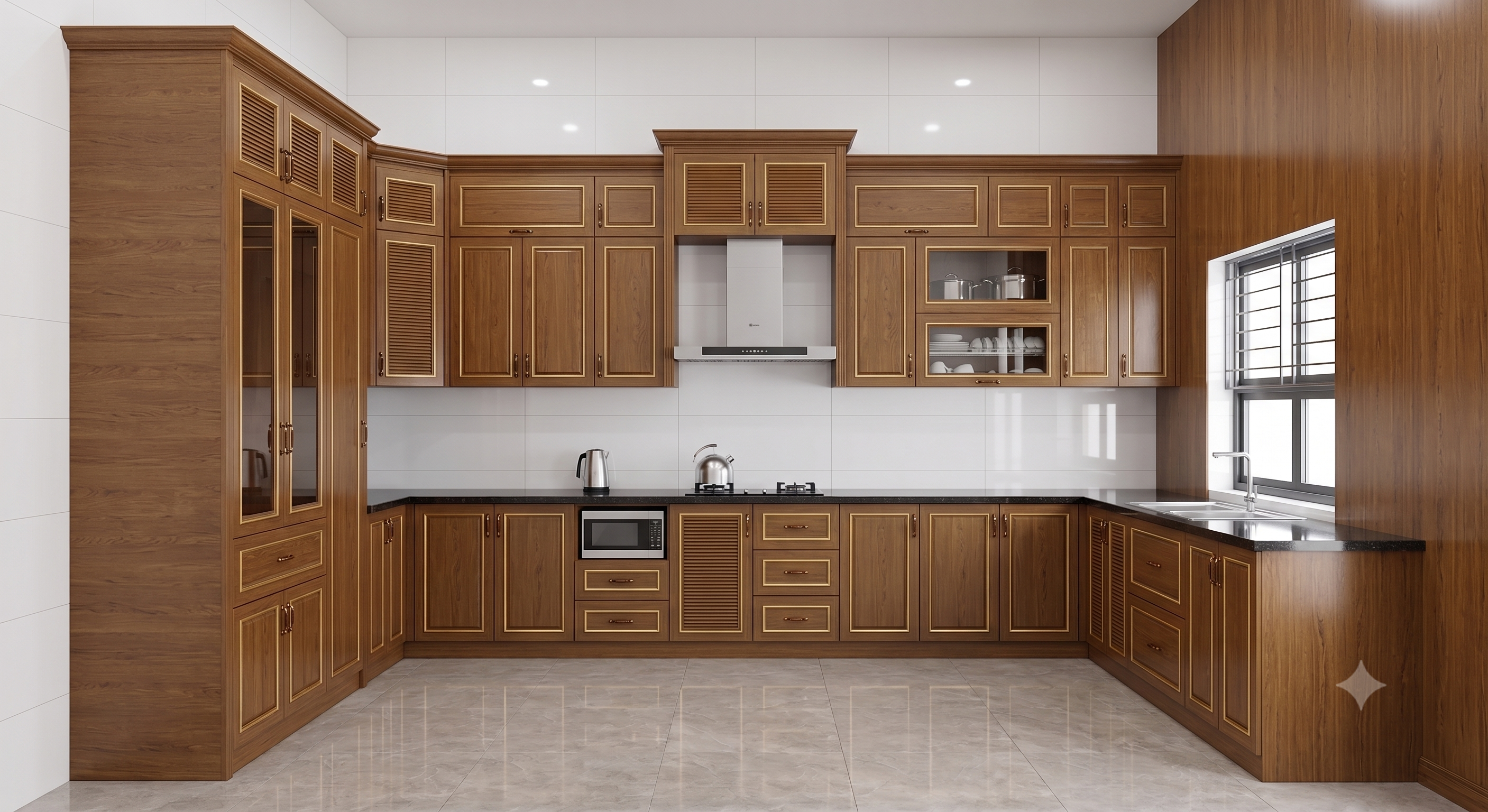 Tủ bếp nhôm kính (4 sản phẩm)