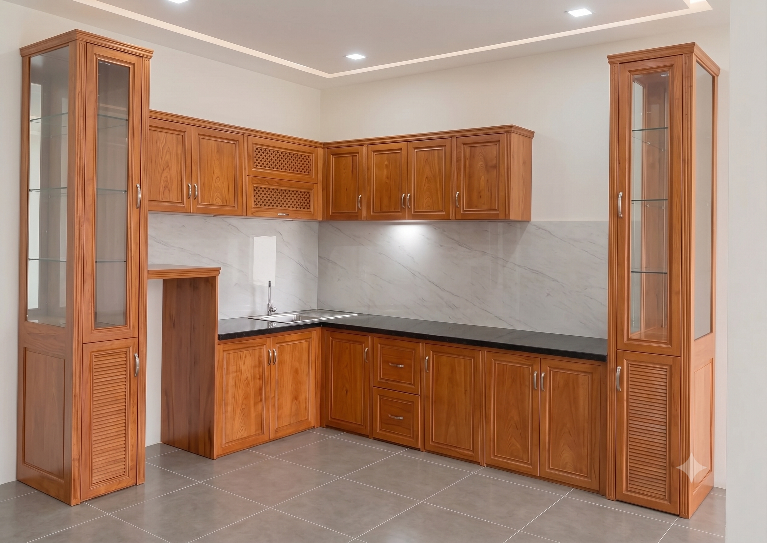 Tủ bếp nhôm kính (4 sản phẩm)