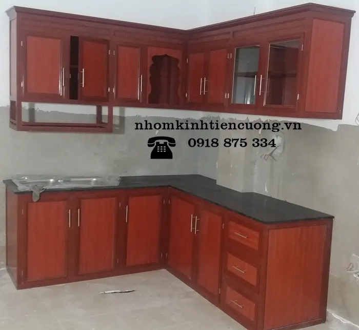Tủ Nhôm Bếp